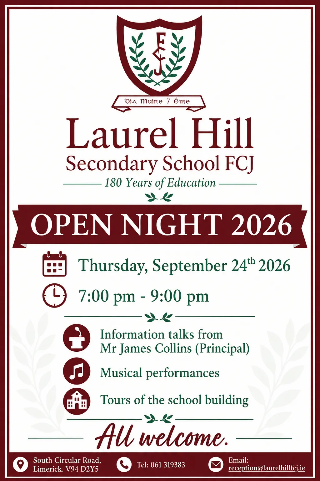 Laurel Hill Open Night 2026